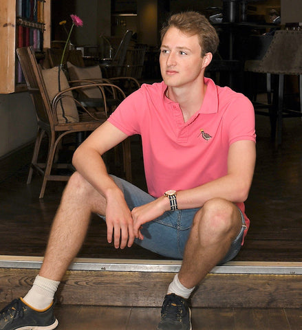 Classic Fit Pink Polo Shirt