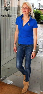 Slim Fit Blue Polo Shirt