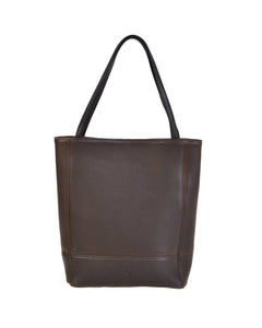 brown leather tote bag-woodcock and cavendish