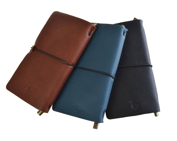 Tan, Blue, Black Journals