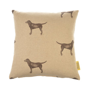 Black Labrador Cushion