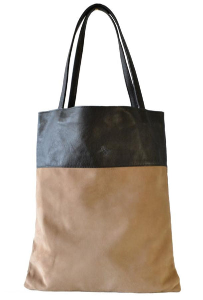 Luxe Leather Tote Bag-Red